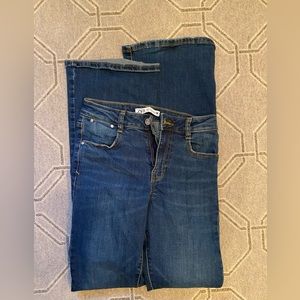 Zara mid rise bootleg jeans